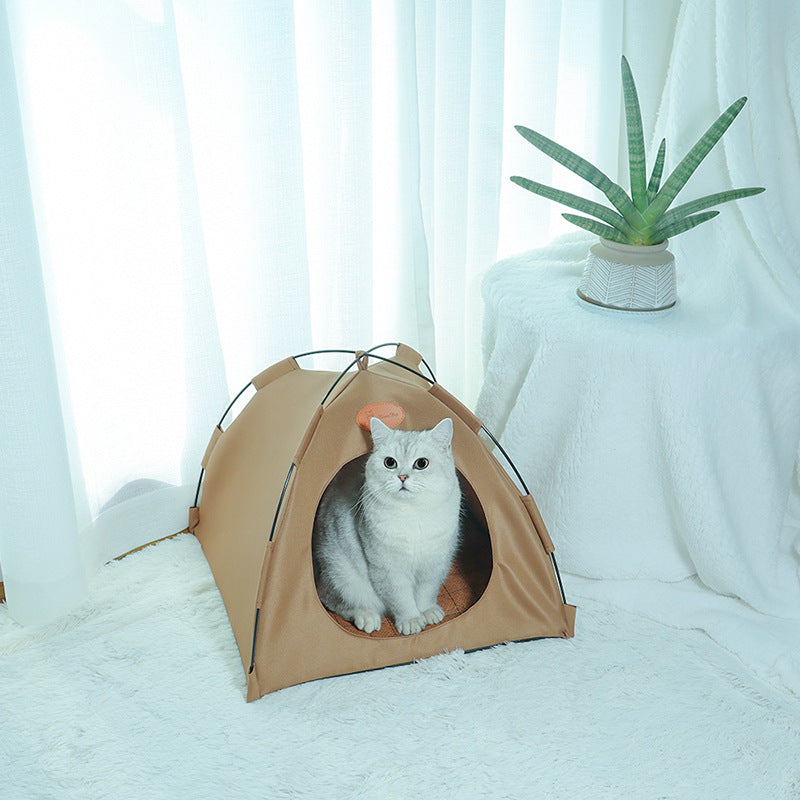 Foldable Canvas Pet Tent