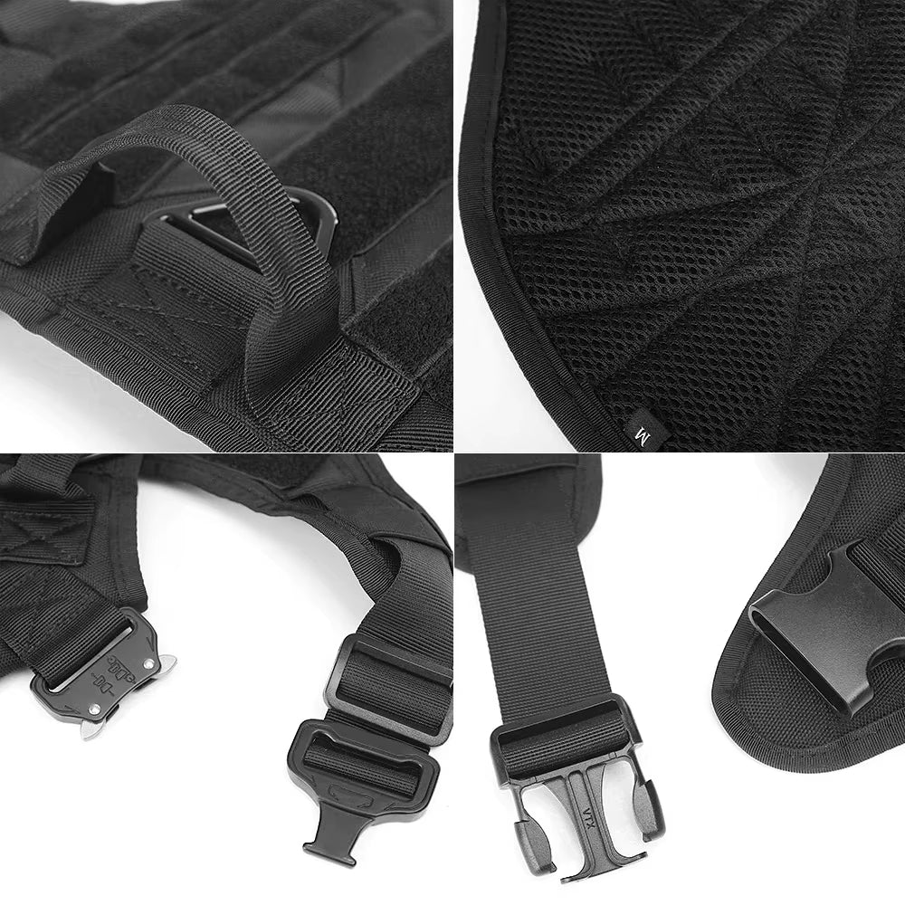 Tactical Dog Harness & Leash Set
